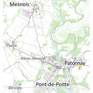 PONT-DE-POITTE, MESNOIS ET PATORNAY (39)