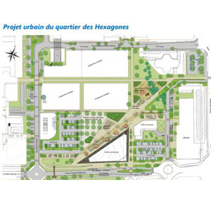 MONTBELIARD (25) - Secteur PETITE HOLLANDE-Les HEXAGONES